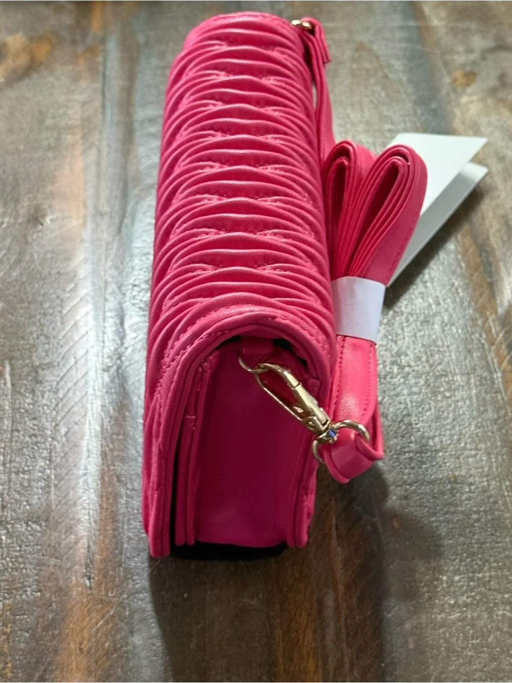 Valentino Orlandi Pink Quilted Crossbody Bag NWT